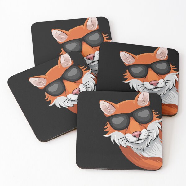 Item preview, Cool Fox With Sunglasses Kids Fox designed and sold by DSWShirts.