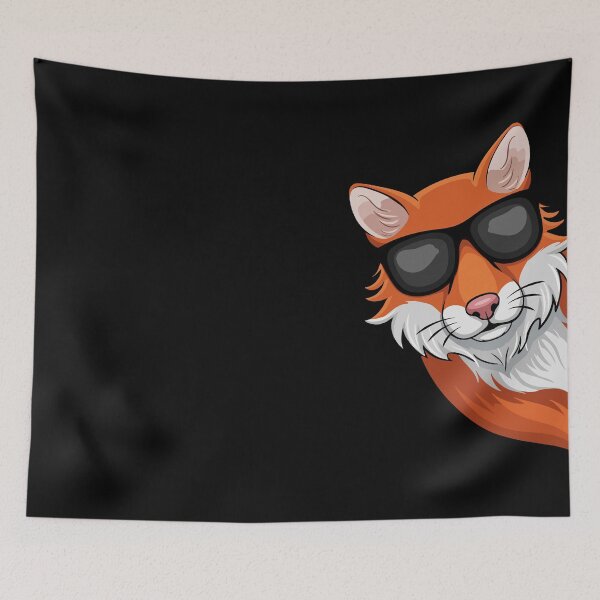 Item preview, Cool Fox With Sunglasses Kids Fox designed and sold by DSWShirts.
