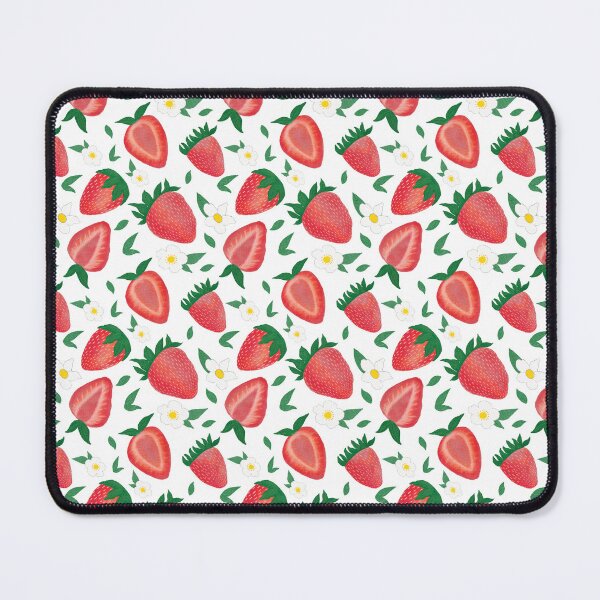Item preview, Watercolor Strawberry Pattern | Strawberries and Blossoms designed and sold by Live-Created.