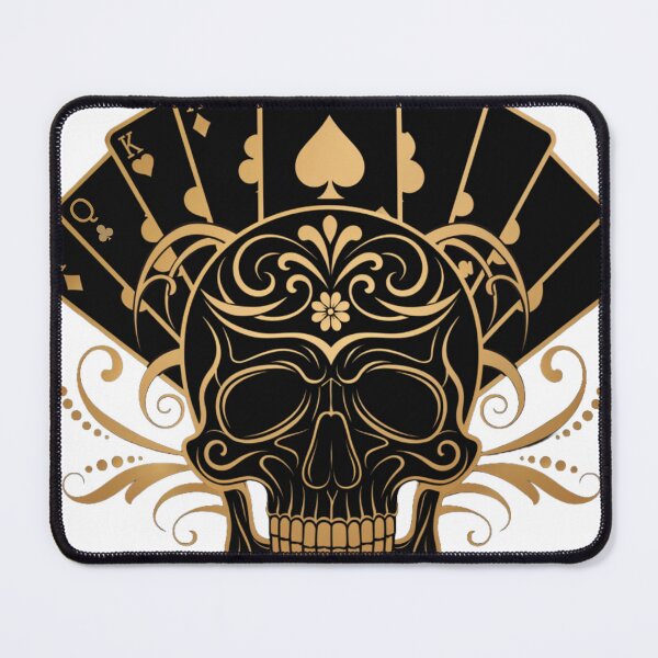 Item preview, Golden Skull Poker Hand designed and sold by HiddenLoot.