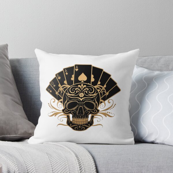 Item preview, Golden Skull Poker Hand designed and sold by HiddenLoot.