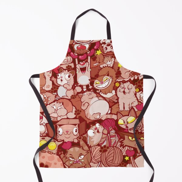 Item preview, Crazy Funny Cats – Cute Cartoon Cat Pattern designed and sold by yuanden.
