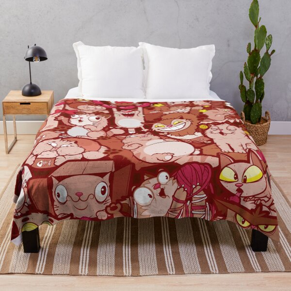 Item preview, Crazy Funny Cats – Cute Cartoon Cat Pattern designed and sold by yuanden.