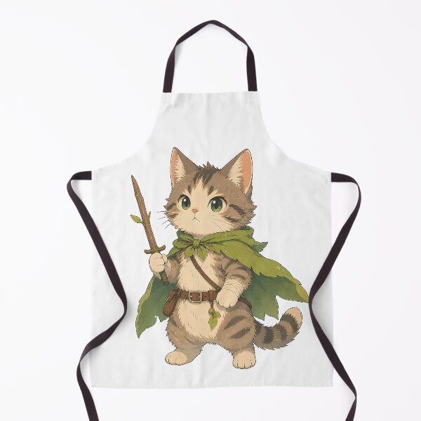 Item preview, Cute RPG Fantasy Ranger Warrior Cat designed and sold by LumePrint.