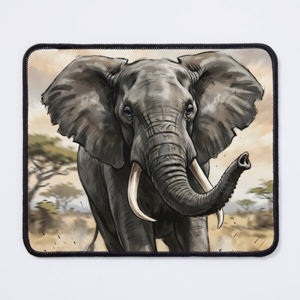 Item preview, African Elephant Animal - Savanna Wildlife Africa designed and sold by RubisLeaf.
