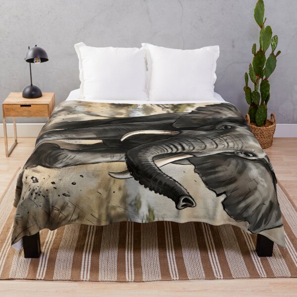 Item preview, African Elephant Animal - Savanna Wildlife Africa designed and sold by RubisLeaf.