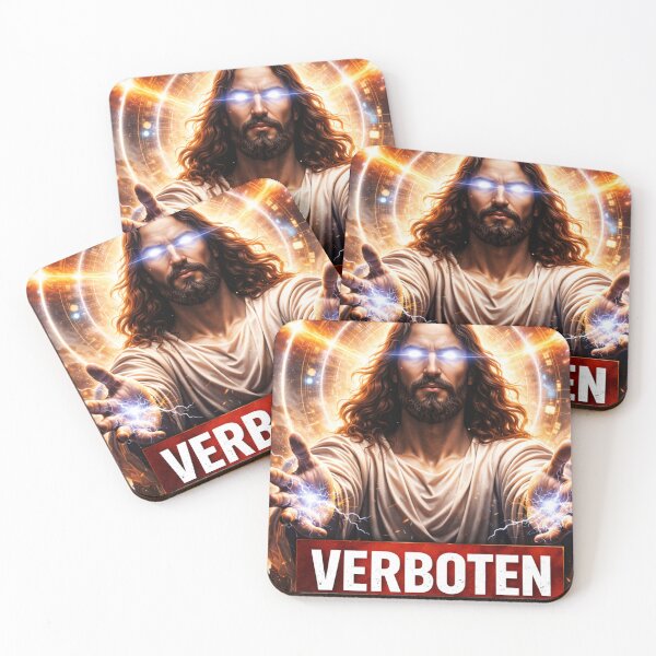 Item preview, Cobalt Core Cyber Jesus – Faith Over Fear designed and sold by Cobaltcore78.