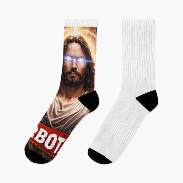 Item preview, Cobalt Core Cyber Jesus – Faith Over Fear designed and sold by Cobaltcore78.