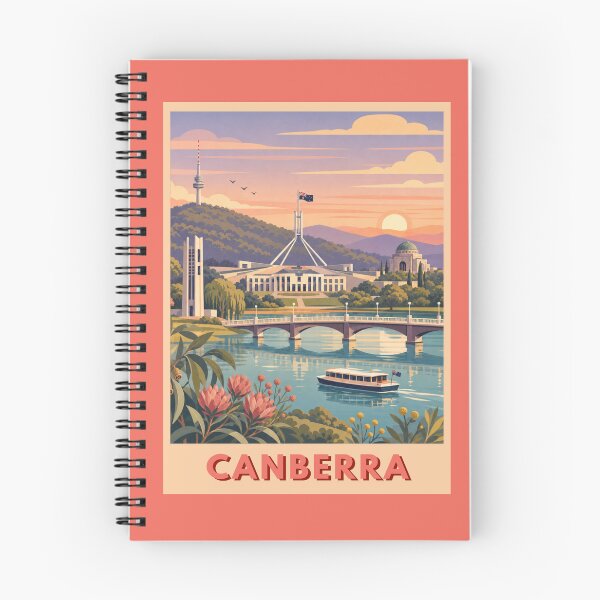 Item preview, Canberra Australia Travel Poster designed and sold by MatthewHeights.