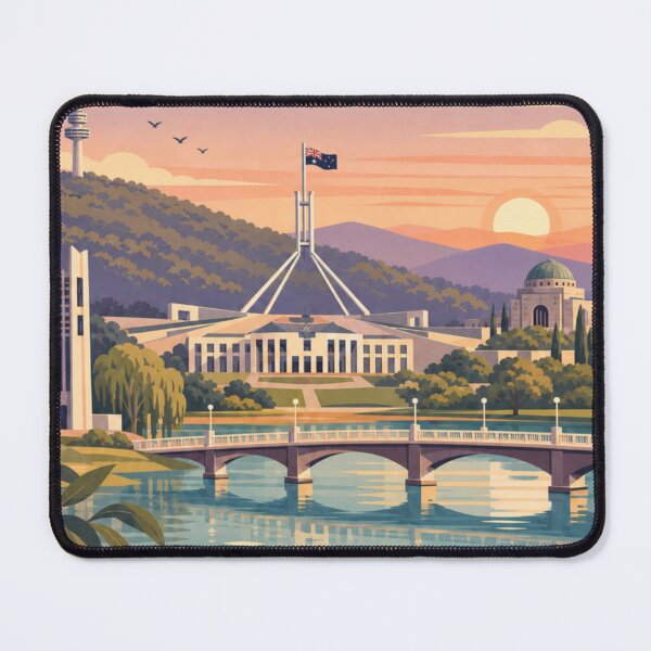Item preview, Canberra Australia Travel Poster designed and sold by MatthewHeights.