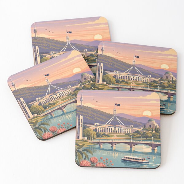 Item preview, Canberra Australia Travel Poster designed and sold by MatthewHeights.