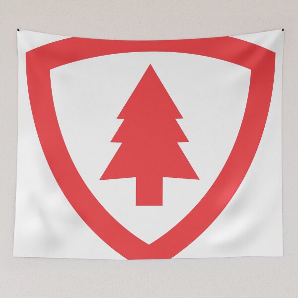 Item preview, Firewatch Tree Shield Orange designed and sold by dredlocked-sage.
