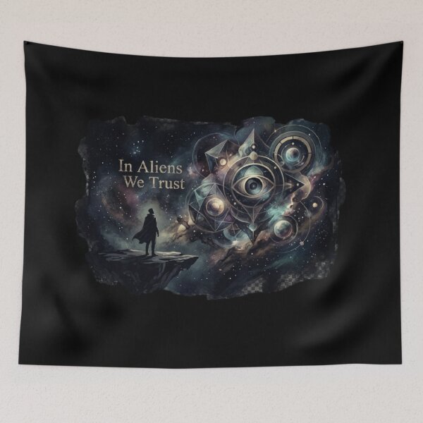 Item preview,  RESIDENT ALIEN In Alien We Trust designed and sold by ALL ART .