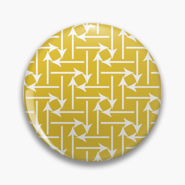 Item preview, Durian yellow & white arrows designed and sold by Mint + Midnight.