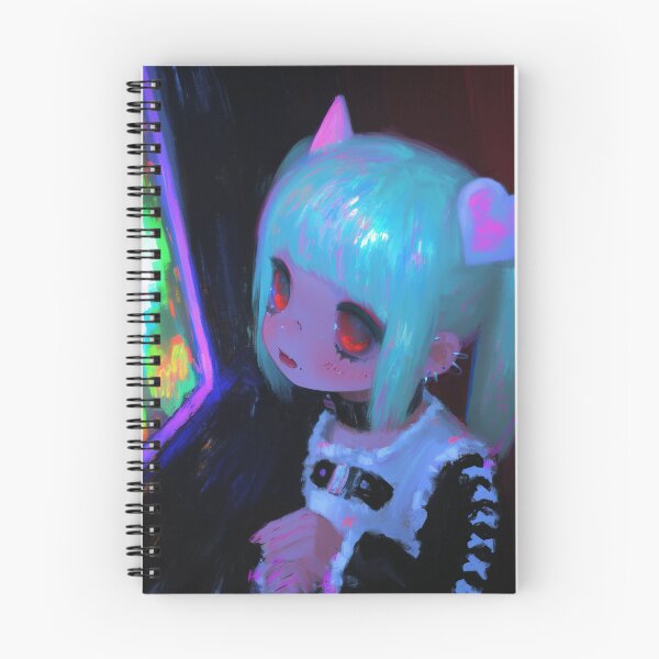 Item preview, Cyber Goth Arcade Demon Girl designed and sold by bubblegoth.