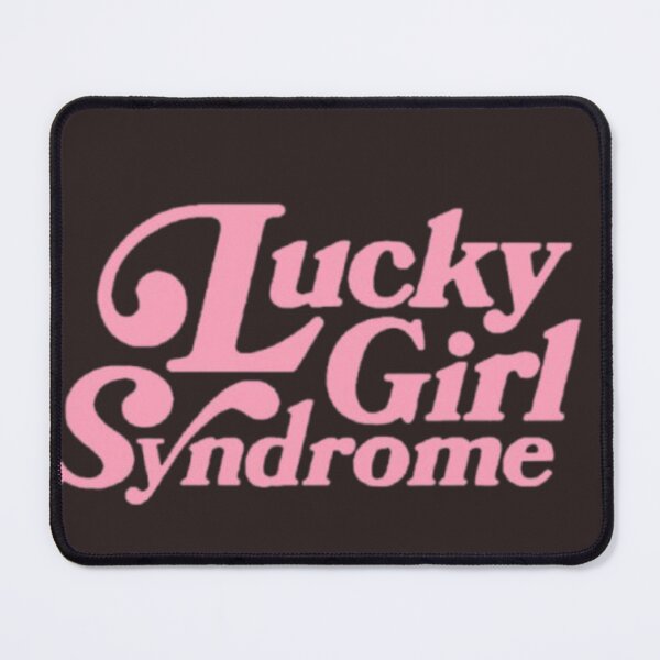 Item preview, Lucky Girl Syndrome – ILLIT Kpop Aesthetic Typography Design designed and sold by KryaArts27.