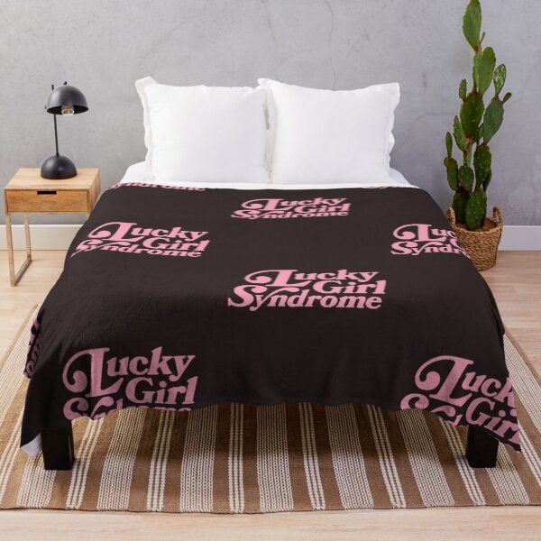 Item preview, Lucky Girl Syndrome – ILLIT Kpop Aesthetic Typography Design designed and sold by KryaArts27.