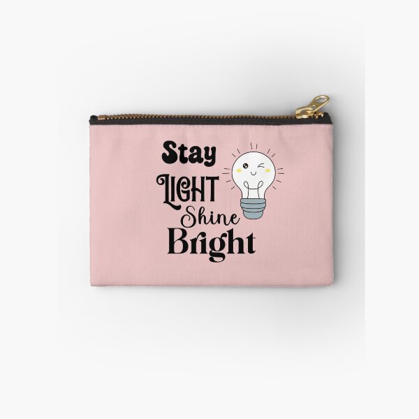 Item preview, Stay light shine bright black white designed and sold by Navitaloves.