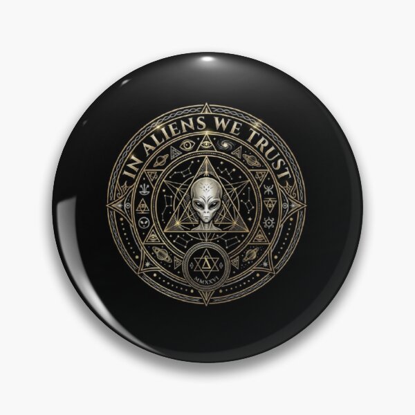 Item preview, RESIDENT ALIEN In Alien We Trust designed and sold by ALL ART .