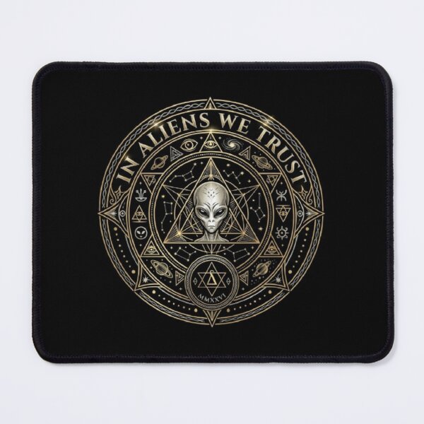 Item preview, RESIDENT ALIEN In Alien We Trust designed and sold by ALL ART .