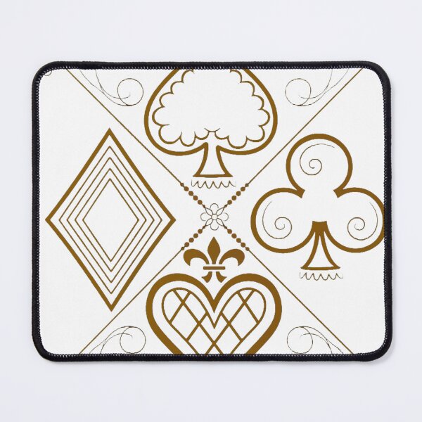 Item preview, Antique Gold Card Suits designed and sold by HiddenLoot.