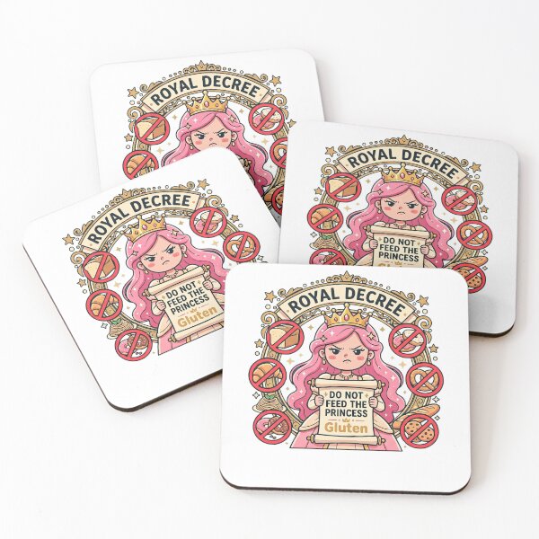 Item preview, Do Not Feed The Princess Gluten Humor designed and sold by ClothesatMatt.