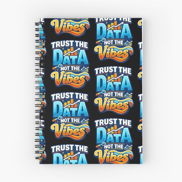 Item preview, Trust the Data Not the Vibes Funny Analytics Design designed and sold by TeeTimeTreasure.