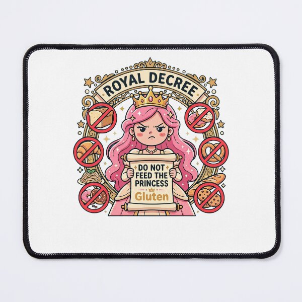 Item preview, Do Not Feed The Princess Gluten Humor designed and sold by ClothesatMatt.