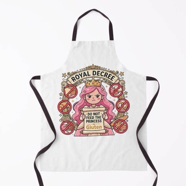 Item preview, Do Not Feed The Princess Gluten Humor designed and sold by ClothesatMatt.