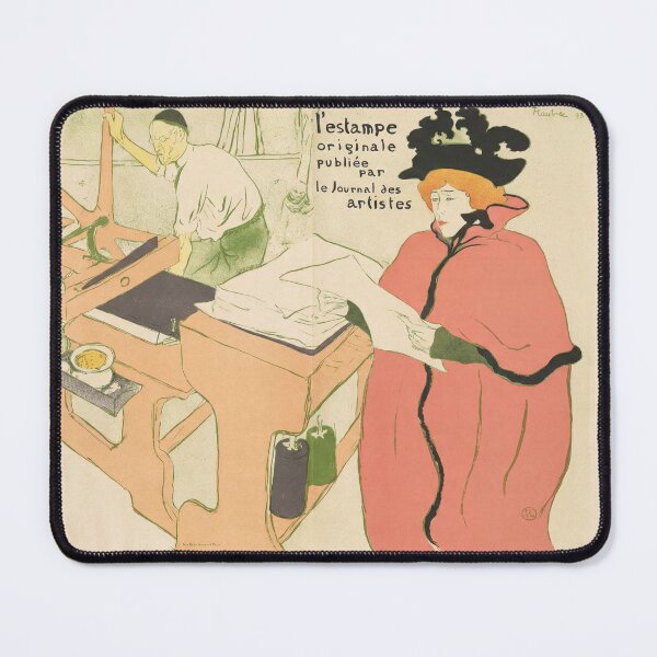 Item preview, L’Estampe Originale Cover by Henri de Toulouse-Lautrec Art Nouveau French Poster Print designed and sold by artofuniverse.