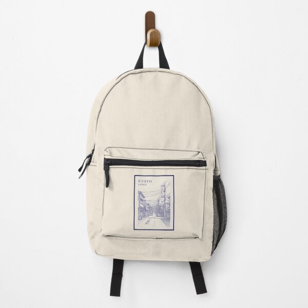 Item preview, Kyoto Japan City Street Vintage Line Art Travel Poster designed and sold by Sorcend.