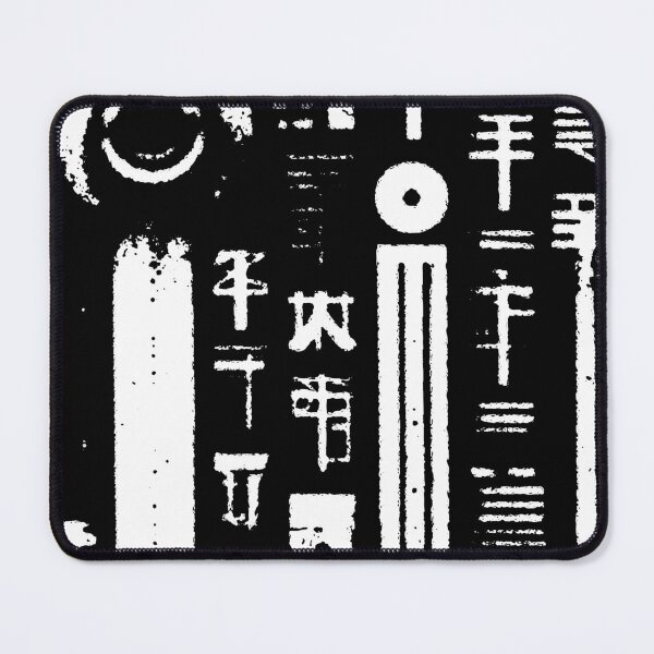 Item preview, Dark eastern hieroglyph ink symbolic pattern. stripes and rings 127sm designed and sold by 127sm.
