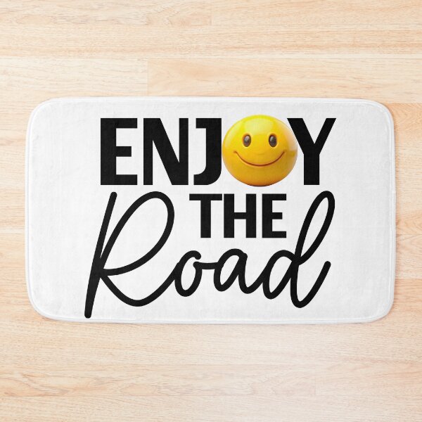 Artikelvorschau, Reise-Symbol „Gute Reise!“-Smiley – Minimalistisches, glänzendes Emoji-Design entworfen und verkauft von SDFsignature.