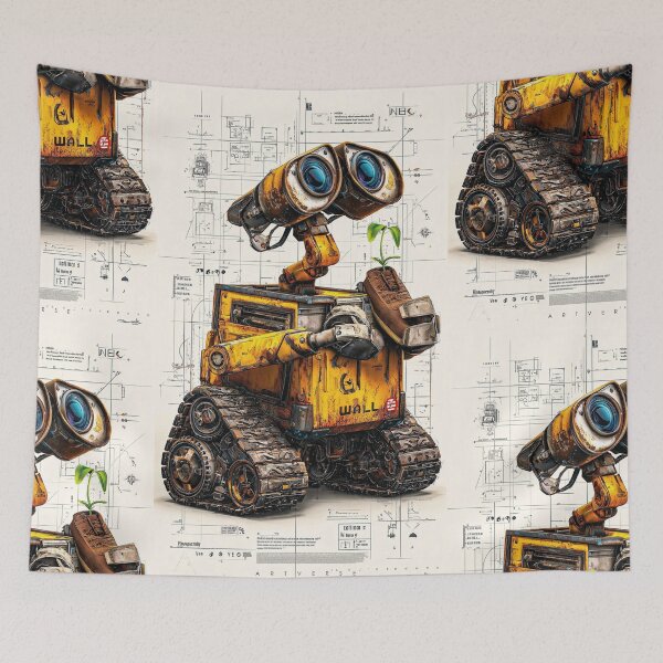 Item preview, WALL-E Cute Space Robot designed and sold by GigiFernan.