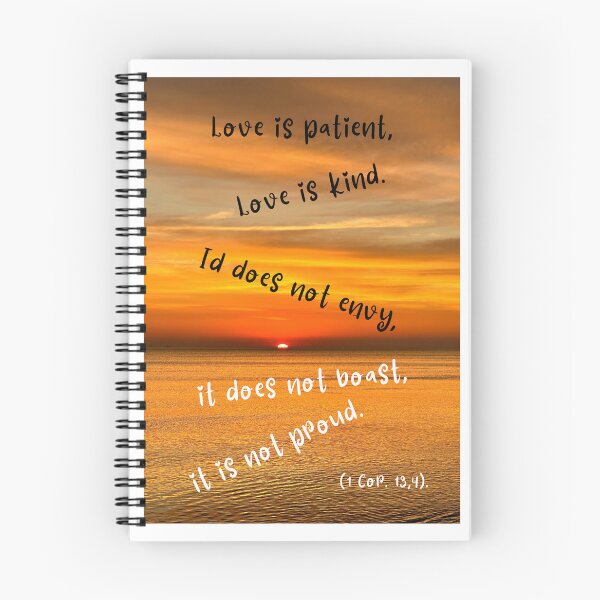 Item preview, 1 Corinthians 13:4 canvas print designed and sold by Don Dorondon Studio.
