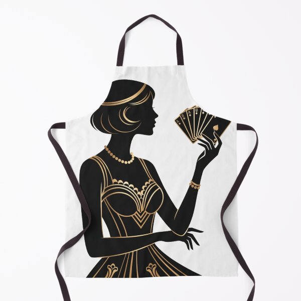 Item preview, Elegant Poker Lady Silhouette designed and sold by HiddenLoot.