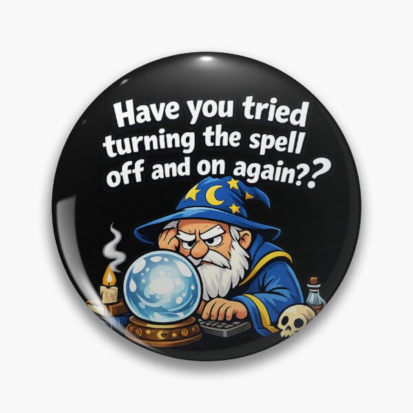 Item preview, Wizard IT Support Funny designed and sold by MonkiFlipp.