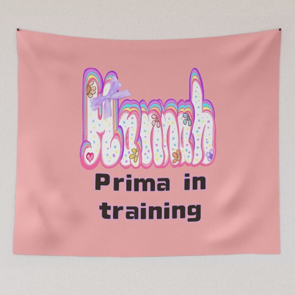 Item preview, Hannah Personalized Prima In Training - Custom Aesthetic Ballerina designed and sold by Artonmytee.