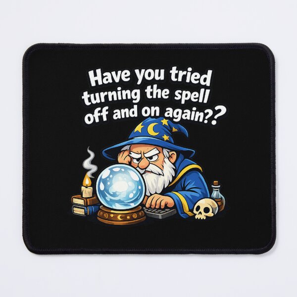Item preview, Wizard IT Support Funny designed and sold by MonkiFlipp.