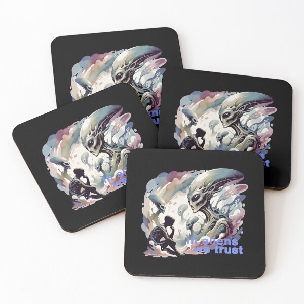 Item preview, RESIDENT ALIEN In Alien We Trust designed and sold by ALL ART .