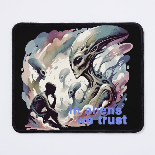 Item preview, RESIDENT ALIEN In Alien We Trust designed and sold by ALL ART .