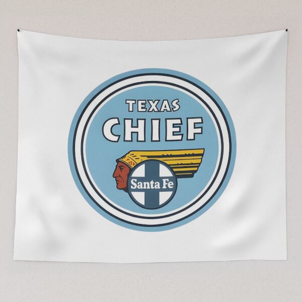 Item preview, Heritage Emblem of the Atchison, Topeka and Santa Fe Railway (ATSF) "Texas Chief" designed and sold by CharlieDesings.