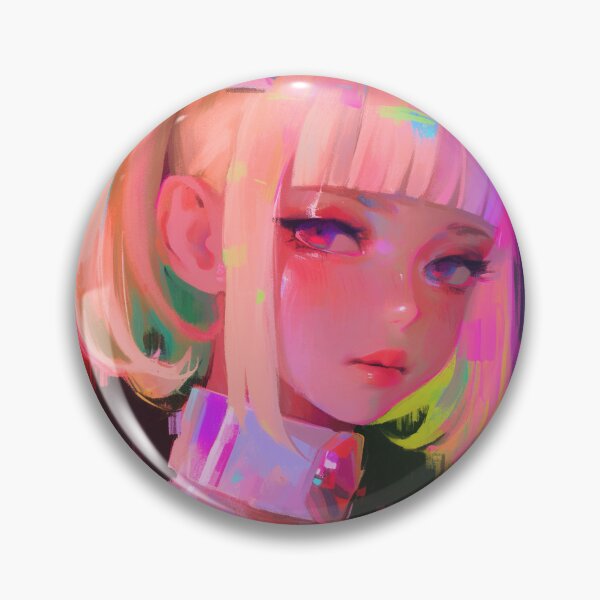 Item preview, Neon Pastel Demon Anime Girl designed and sold by bubblegoth.