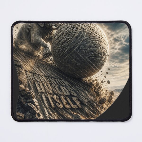 Item preview, Founder Scaling Momentum Builds Itself Elephant Industrial Cinematic Wall Art designed and sold by SavannaStrikes.