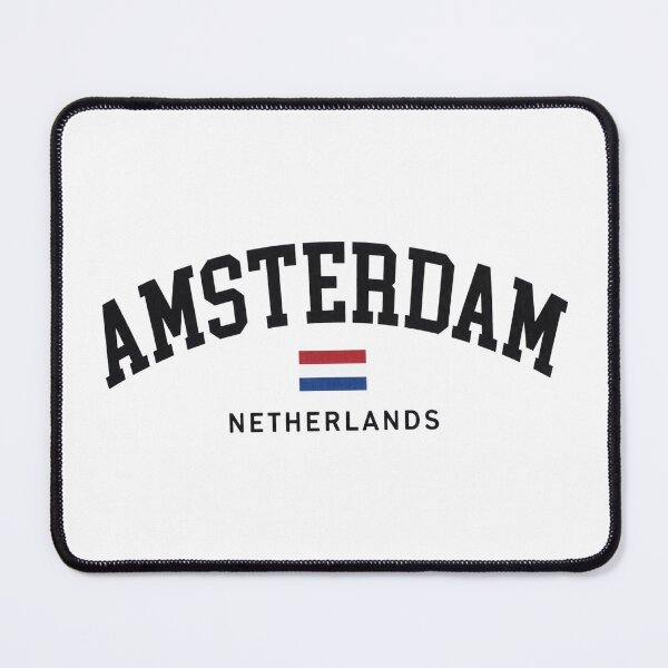 Item preview, Amsterdam Netherlands Varsity Arch & Dutch Flag designed and sold by Shopeon Designs.
