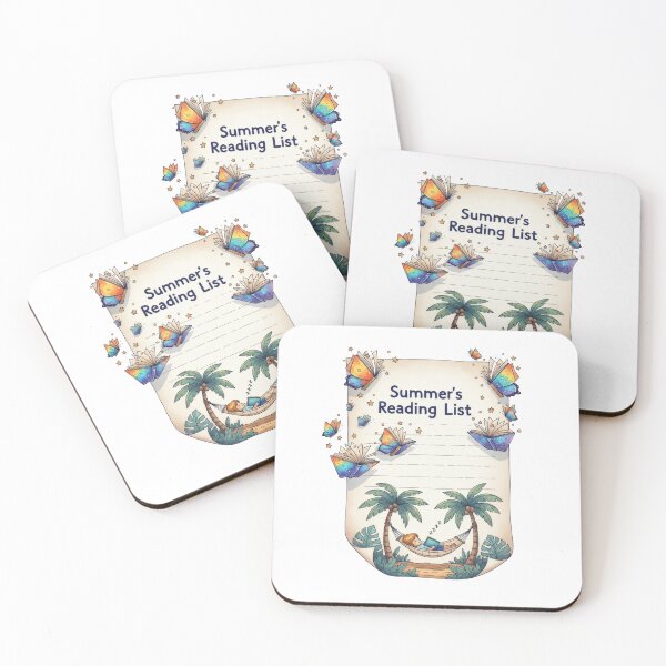 Item preview, Summer Reading Watercolor Scene designed and sold by AbanoubStore.