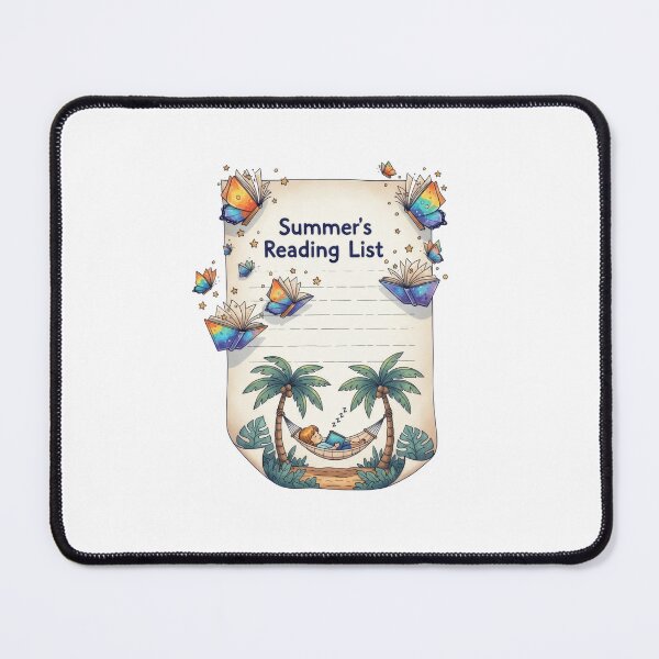 Item preview, Summer Reading Watercolor Scene designed and sold by AbanoubStore.