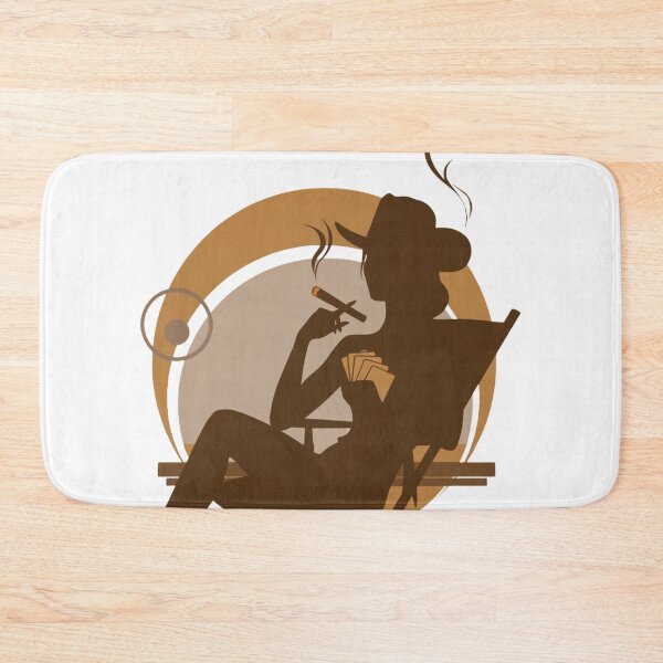 Item preview, Cowgirl Poker Night Silhouette designed and sold by HiddenLoot.