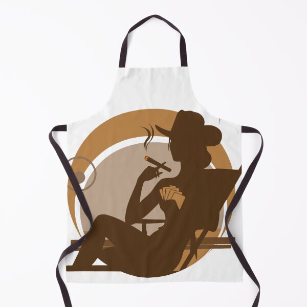 Item preview, Cowgirl Poker Night Silhouette designed and sold by HiddenLoot.