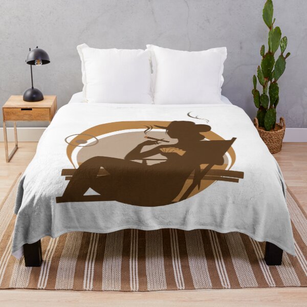 Item preview, Cowgirl Poker Night Silhouette designed and sold by HiddenLoot.